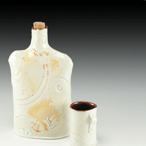 Porcelain Hip Flask