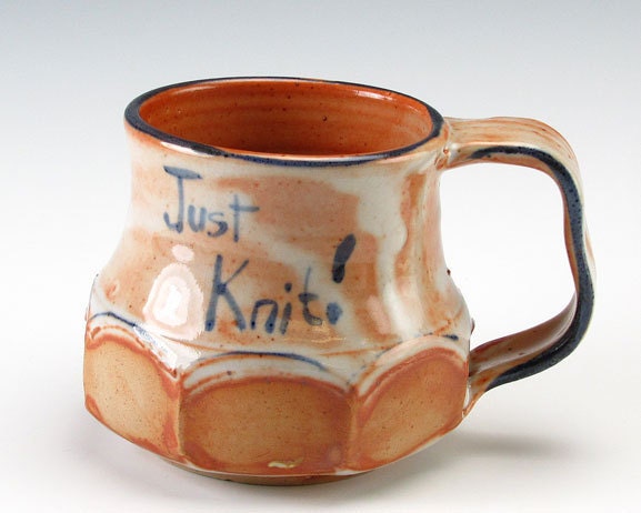 Faceted Mug for A Knitter