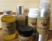baby bird starter kit with our new baby bird bottom powder...natural, organic skin care for baby - flyingbirdbotanicals