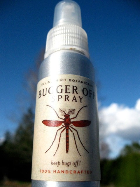 bugger off...organic natural bug repellent spray. made with an essential oil blend to keep bugs off