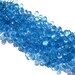 Full 8 Inches 90 Pieces of Outrageous, High Grade AAA Swiss Blue Topaz Faceted Drop Briolettes 8x5mm approx