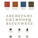 Personalized Choose of Alphabet- iPhone 4s Sleeve , iPhone 5 Case , iPod Touch Sony Nokia Galaxy cover leather