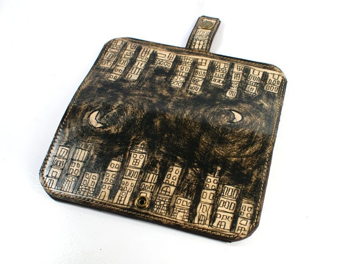 City moon - Wallet Leather in flesh tint