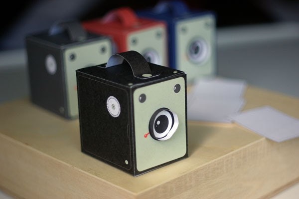 Vintage Box Cameras - includes all 4 colours - Printable PDF paper craft project