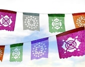 DE COLORES -XS- (2-Pack) Custom Color Papelitos Picados Banners