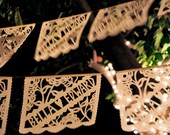 Mexican wedding garland . TWILIGHT (3 banners) Personalized. Perfect for a destination wedding