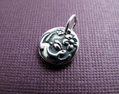 rabbit run sterling silver charm