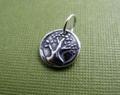 tree of life sterling silver charm