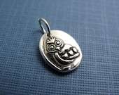 saskia owl sterling silver charm