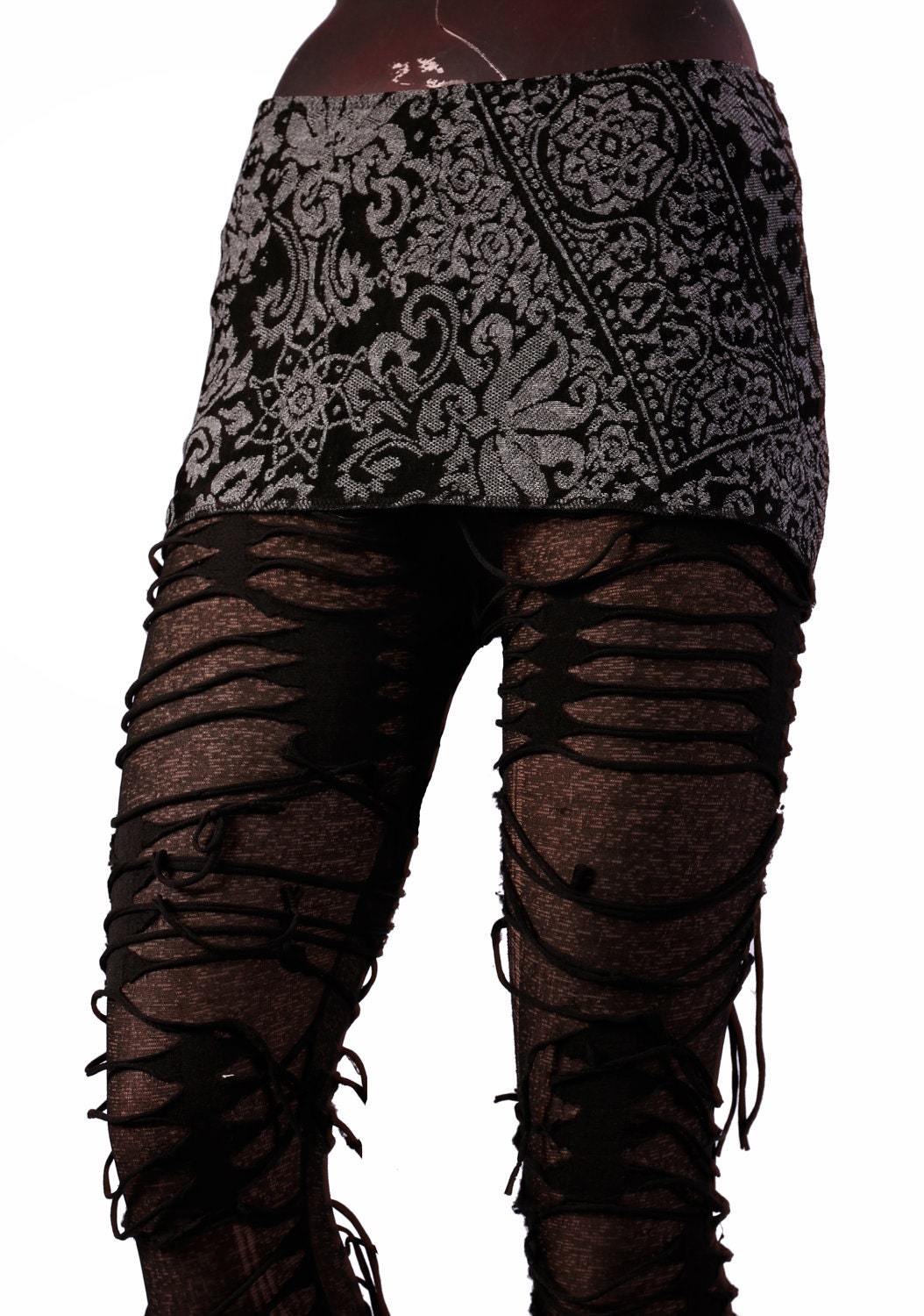 Simple Layering Skirt, Cabaret, Vaudeville, Steampunk, Wrap, Vampire, Noir, Gothic, Witchy, Black Rock, Dance