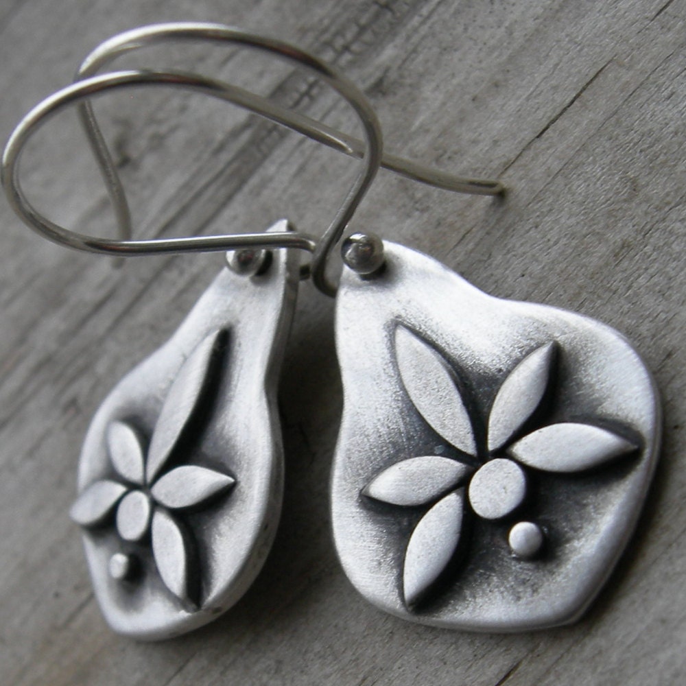 Lamp of Sophia II Sterling Earrings