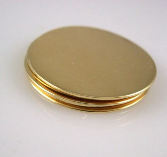Round Brass Engraving Disc