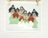 Mountains Print 8 x 10