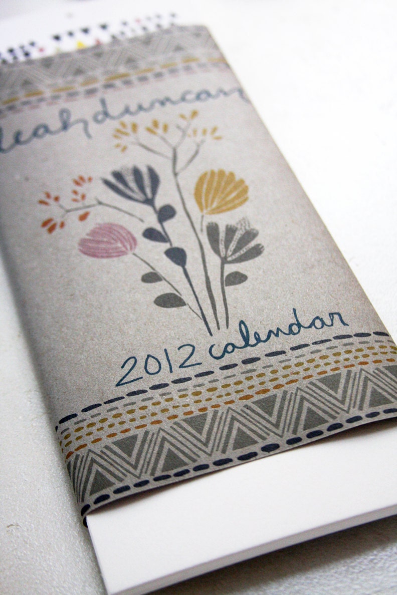 2012 12 Month Calendar