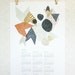 2012 Geometric Wall Calendar