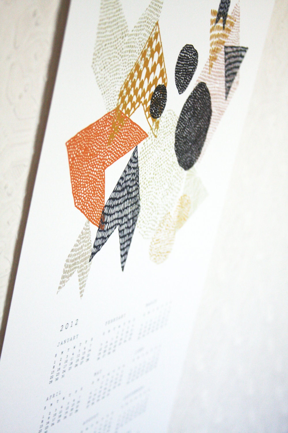 2012 Geometric Wall Calendar