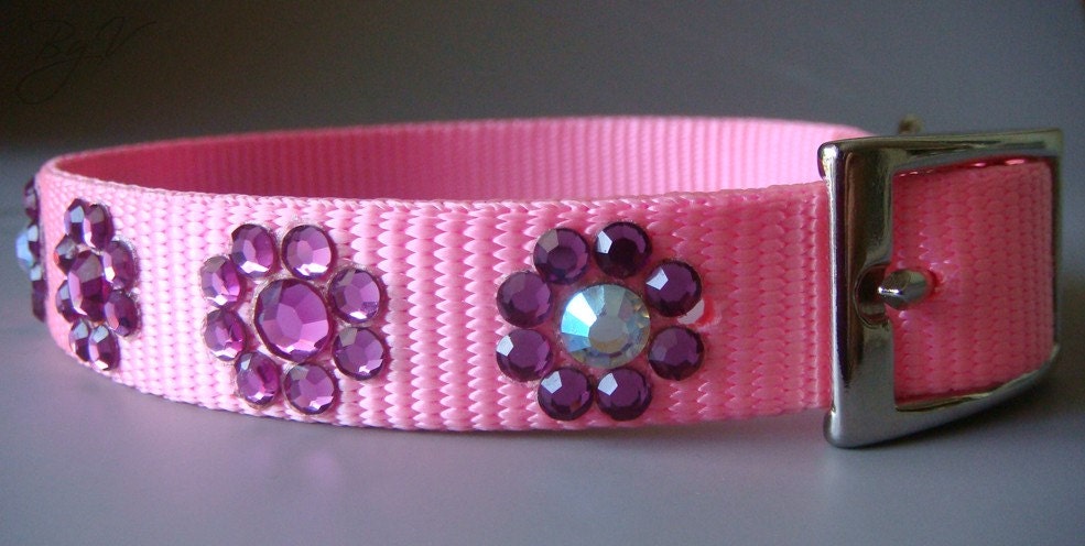 Couture Dog Collar-Pink