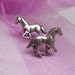 Vintage Sterling Silver Horses - Stud Earrings
