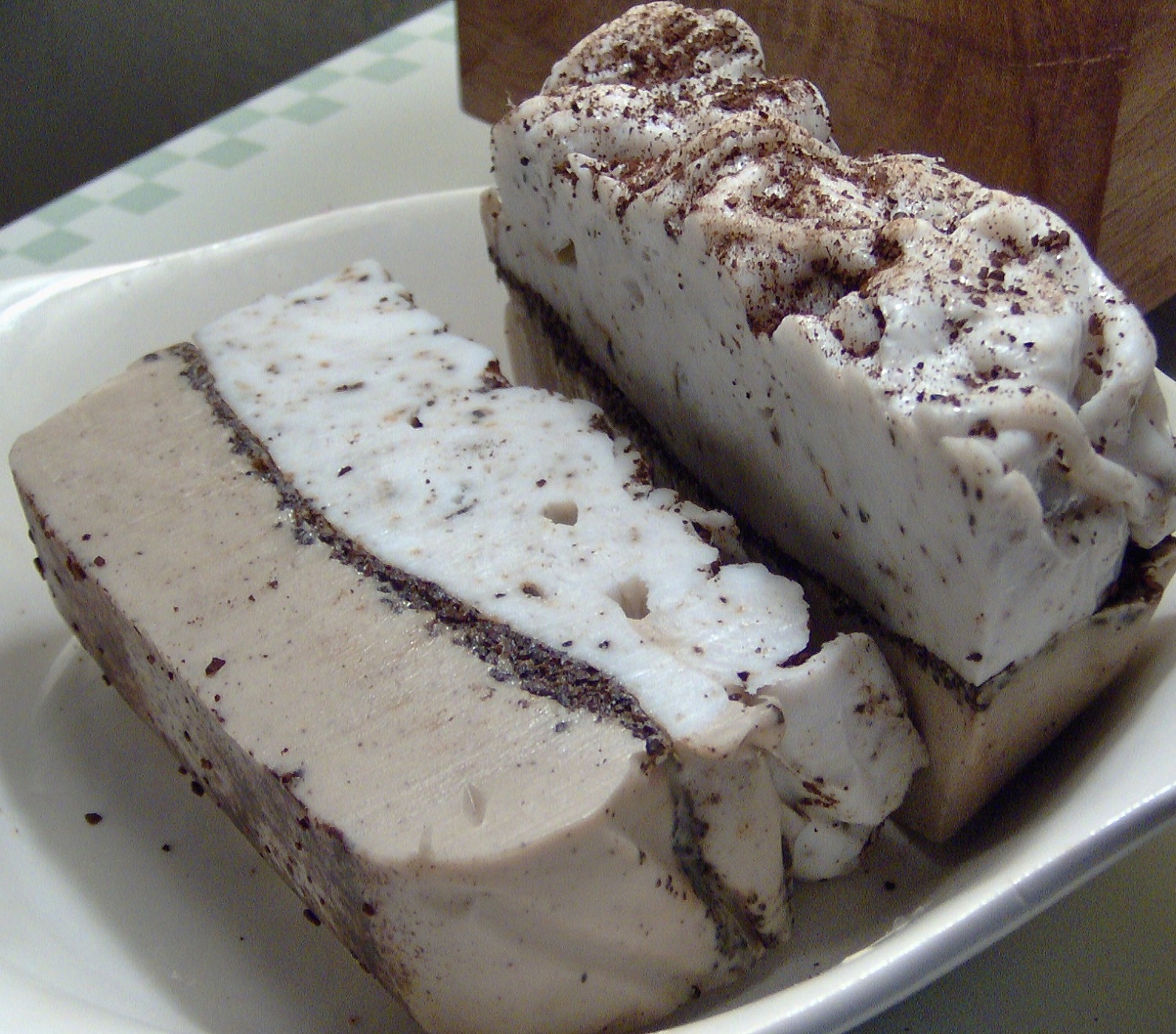 Cup of Joe, Coffee Soap -  Coffee Mocha Soap with Coffee Beans - Exfoliating Soap