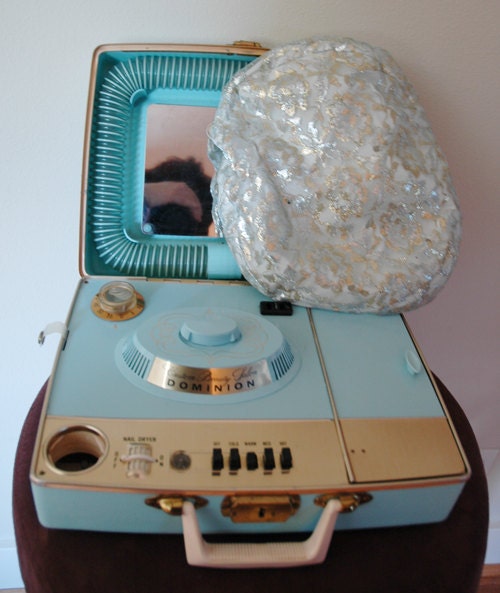 Vintage Hair Dryer with Cap "Custom Beauty Salon" by Dominion