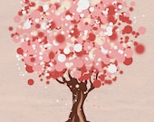 Pink Champagne Tree - 12x18