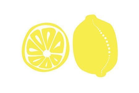 Lemons Kitchen art - 5x7 Print - yellow - Home Decor