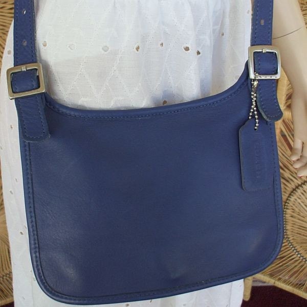 royal blue coach purse