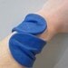 reclaimed leather cuff