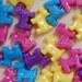 Free USA S&H 10 pieces Doggie dog Scotty scotty pony beads PINK Yellow purple Light blue nursing necklaces dummy clips kandi crafts kids