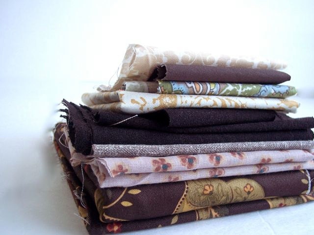 Fabric Scrap Pack - Browns