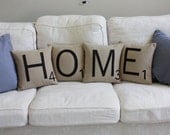 HOME Letter Pillows - Inserts Included