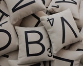 4 Letter Pillows CASES ONLY