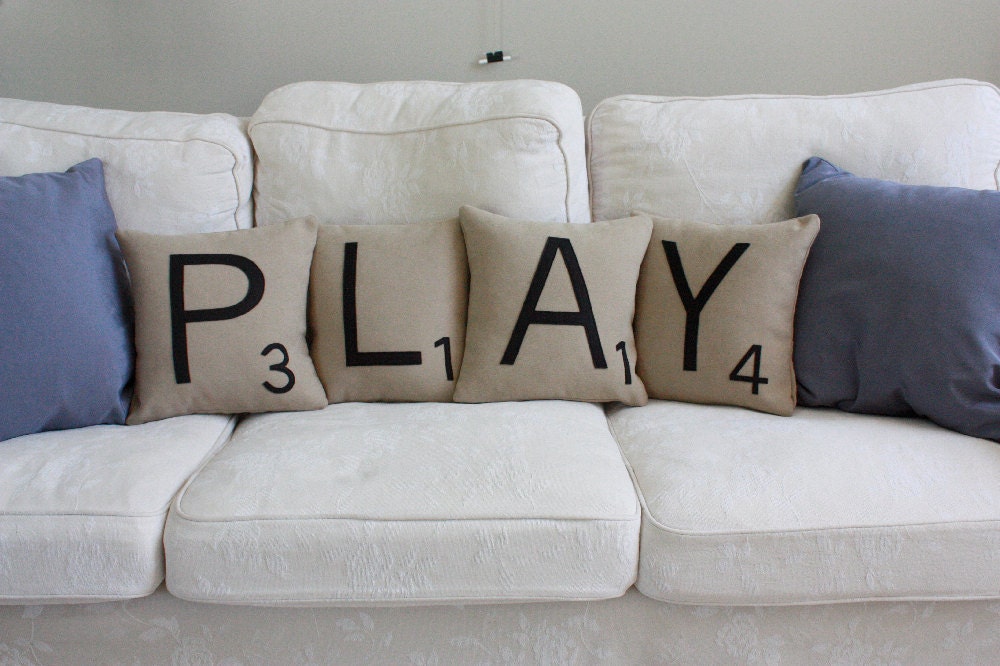 PLAY Letter Pillows - CASES ONLY