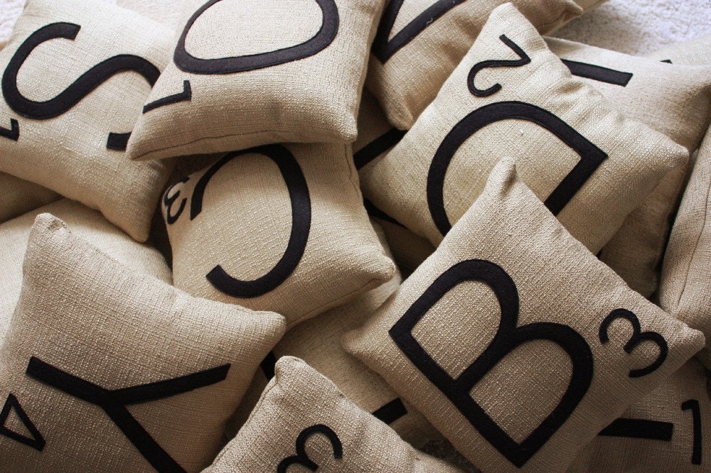 Choose Your Letters - Custom Pillows