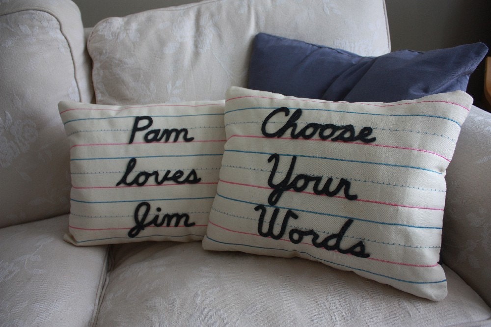 Penmanship Pillows - Create Your Own