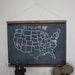 Chalkboard United States Map - SMALL SIZE