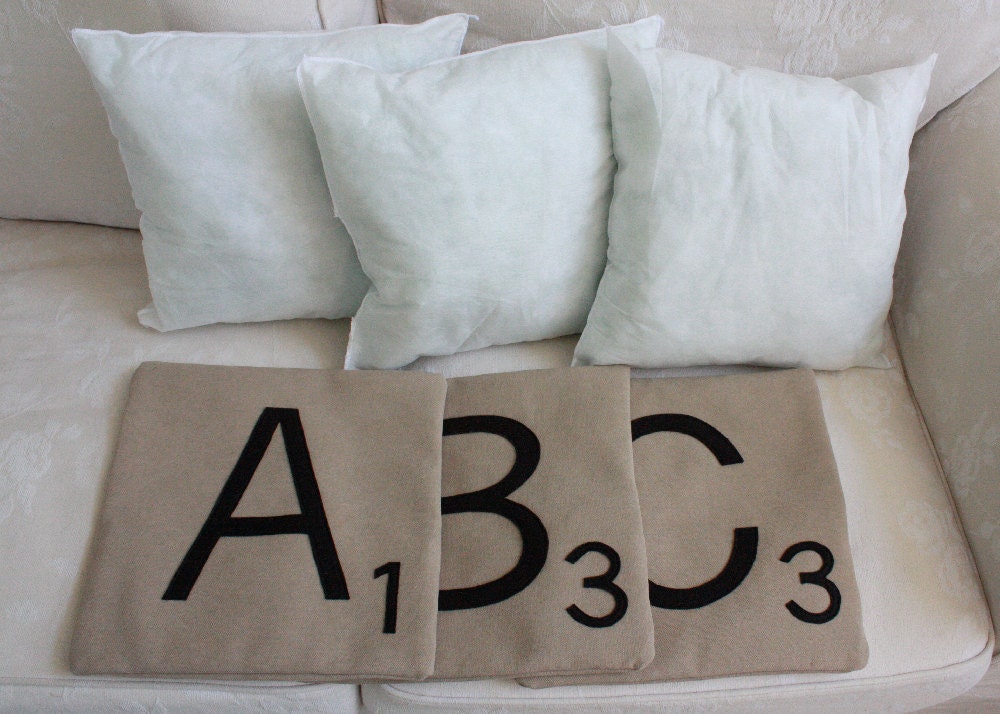 HOME Letter Pillows - Inserts Included