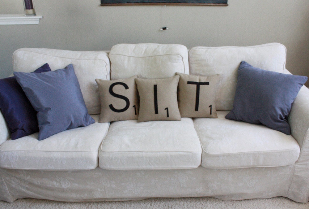 SIT Letter Pillows - Inserts Included