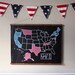 2012 Election Kit with United States Chalkboard Map