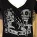 Till Death Skeleton - V Neck T-Shirt - S/M/L