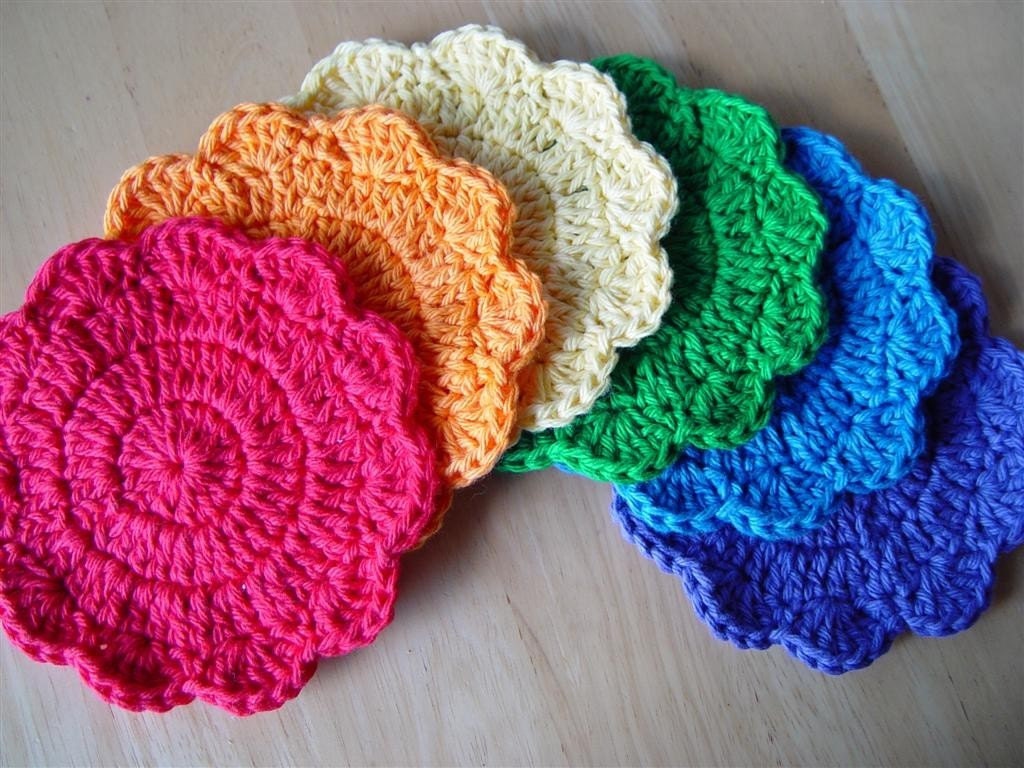 PDF Crochet Pattern - Simple Little Coasters
