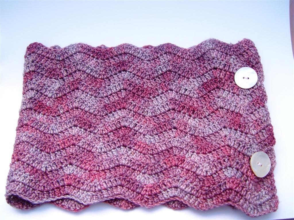 PDF Crochet Pattern - Chic Chevron Cowl