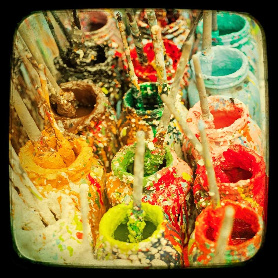 Colorful Photography Painter's Palette Fine Art Photography - 8x8 Photograph