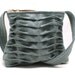 Summer Shoulder Bag Pleated in Blue Purse Summer Fashion Handbag