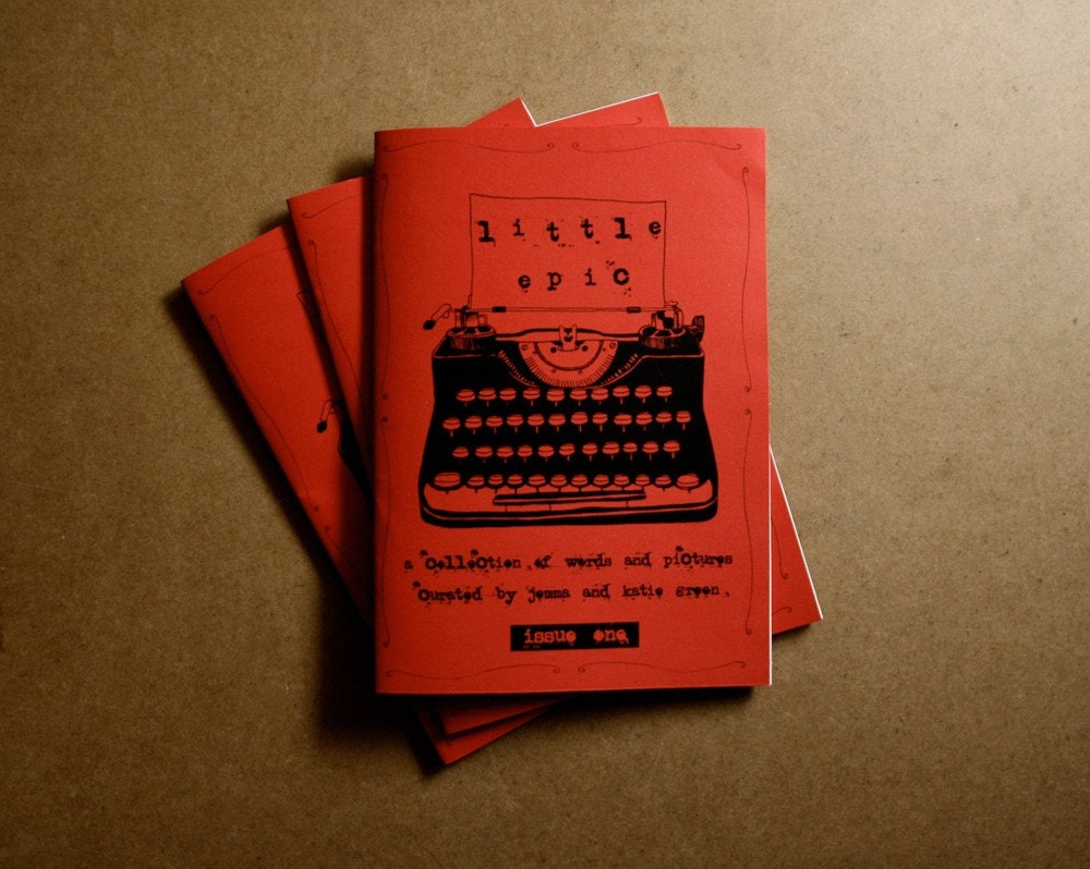 Little Epic zine, Issue 1 - Poetry with illustration and photography