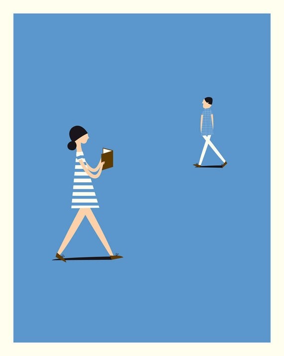 Strangers 16x20 screen print