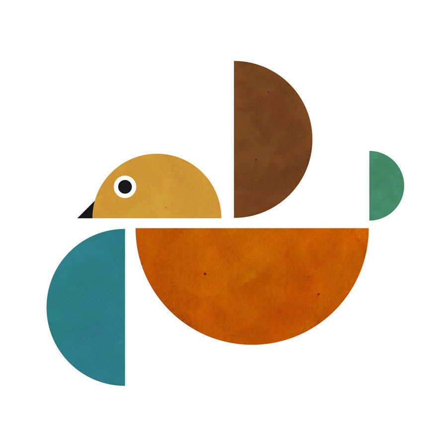 Bird 13 x 13 print