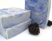 Handmade Soap Blackberry and Basil Eye Candy Bar