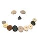 Drilled Beach Stones Sale - Pebbles - focal jewelry donut beads - River Rocks - "Nautical Naturals" by StoneMe
