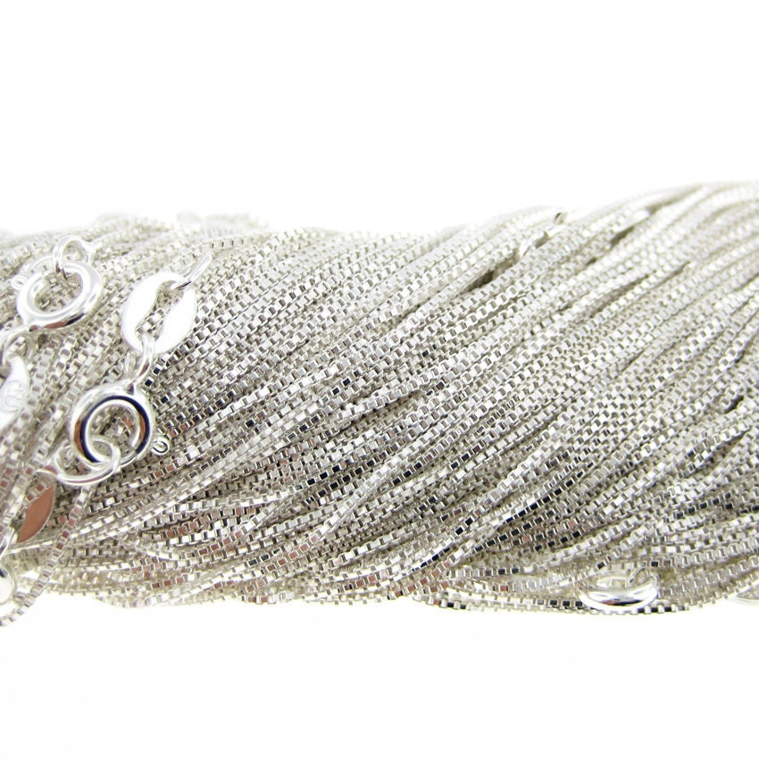 16 inch Sterling Silver Box Chain